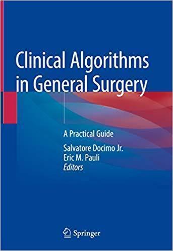 Clinical Algorithms in General Surgery: A Practical Guide  2019 - جراحی